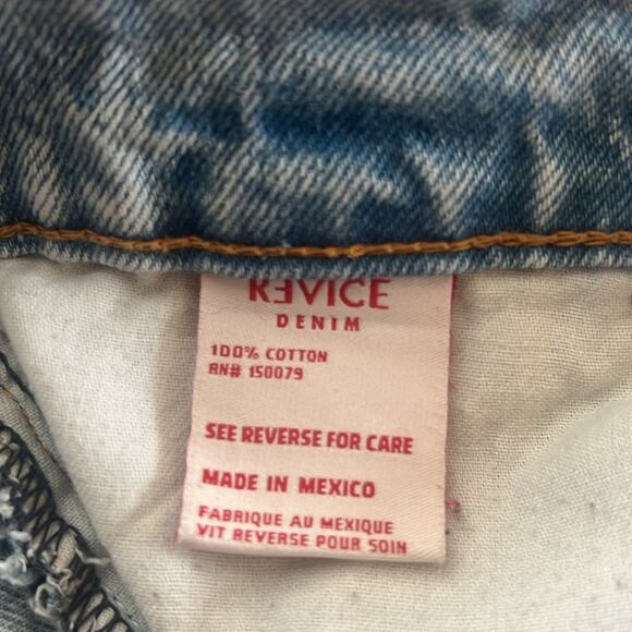 Revice Women’s Beverly Drive Button Fly Long Bermuda Denim Jeans Shorts Size 27 - Picture 9 of 11